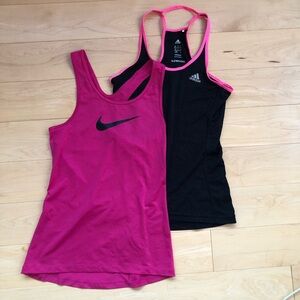 Adidas and Nike racerback tank tops - BUNDLE